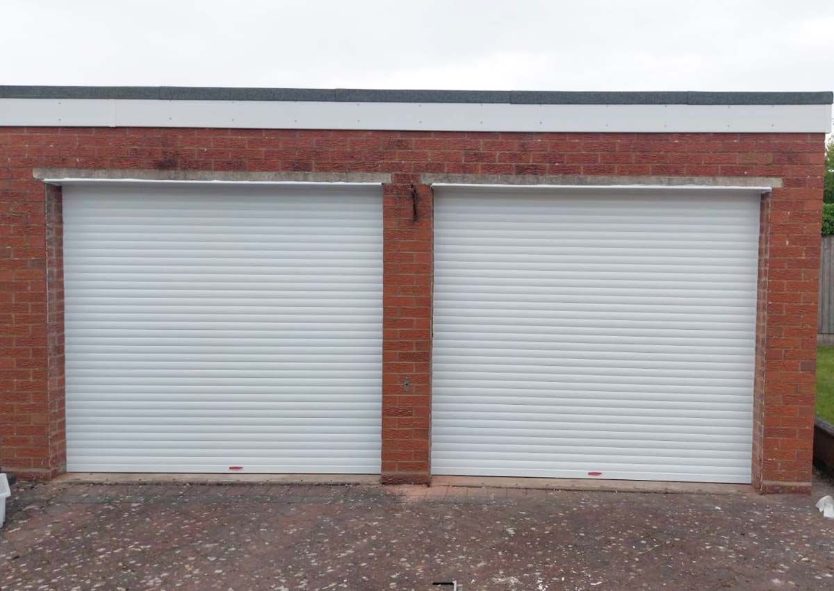 New garage doors after in Telford